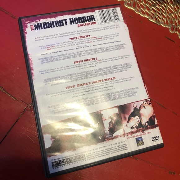 The Midnight Horror Collection Puppet Master DVD Movies - Picture 3 of 7